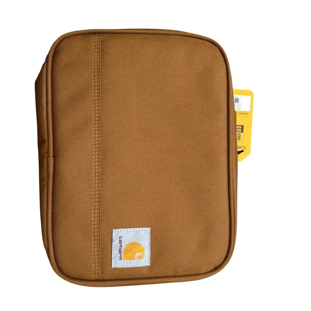 NWT Carhartt CI0286 Unisex Brown Insulated Lunch Cooler Water Resistant‎ Bag